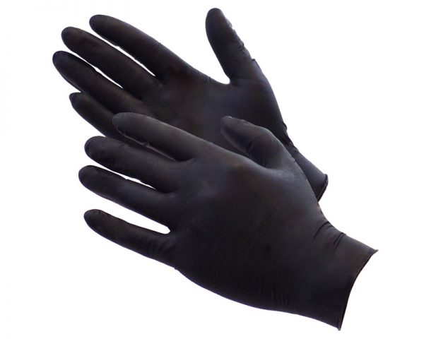 Black Nitrile Gloves